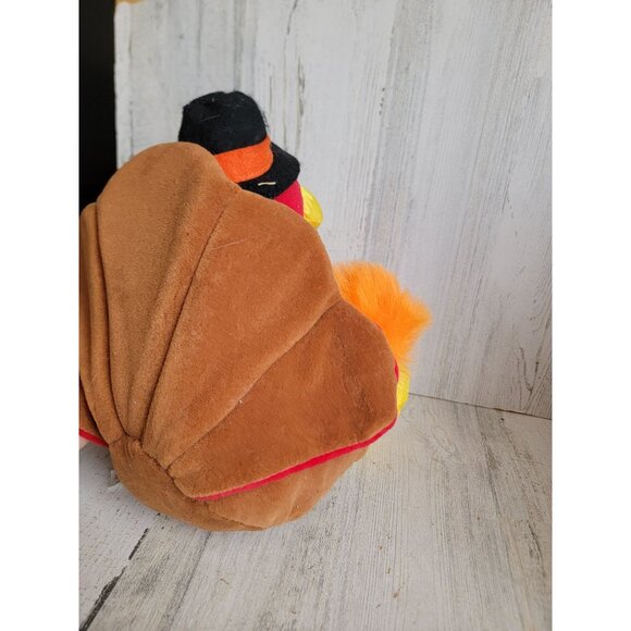Vintage plush Pilgrim turkey thanksgiving home decor - Picture 6 of 8